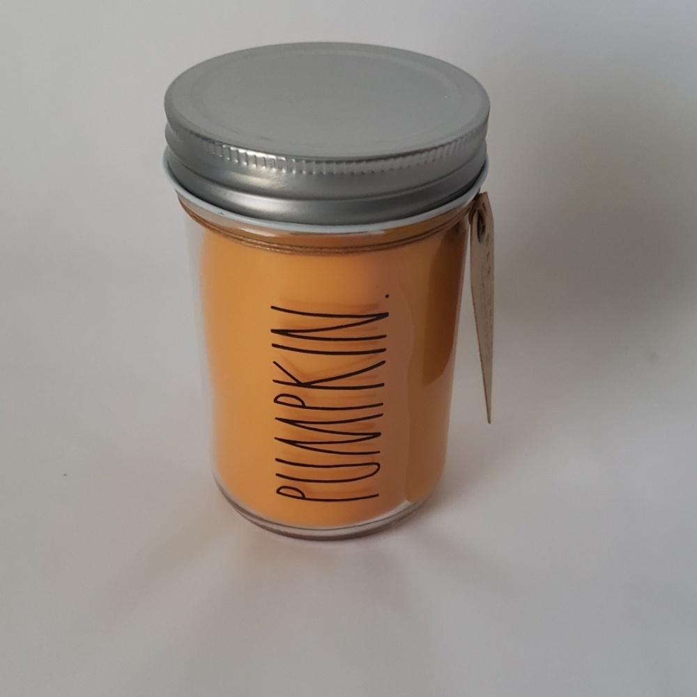 Rae Dunn Mason Jar Pumpkin  Candle 6.5oz